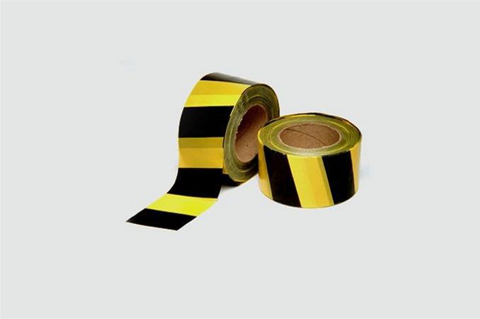 FITA ZEBRADA - PRETO/AMARELO -20 MTS KALIPSO